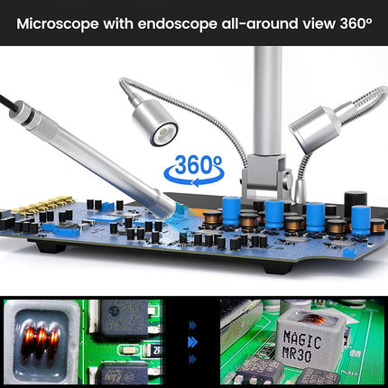 Andonstar AD409 Pro - ES 10.1" HDMI Digital Microscope (incl. Endoscope) - Elektor