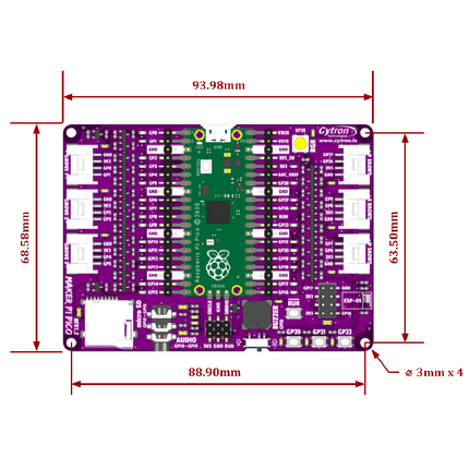 Cytron Maker Pi Pico (with pre - soldered Raspberry Pi Pico) - Elektor