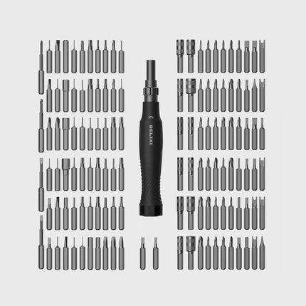 DELIXI (145 - in - 1) Magnetic Precision Screwdriver Set - Elektor