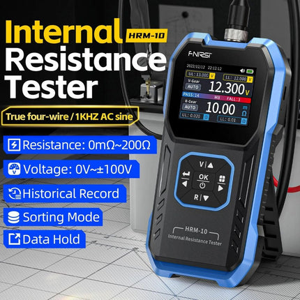 FNIRSI HRM - 10 Battery Internal Resistance & Voltage Tester - Elektor