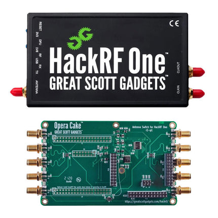 Great Scott Gadgets HackRF One SDR + Opera Cake Antenna Switch (Bundle) - Elektor