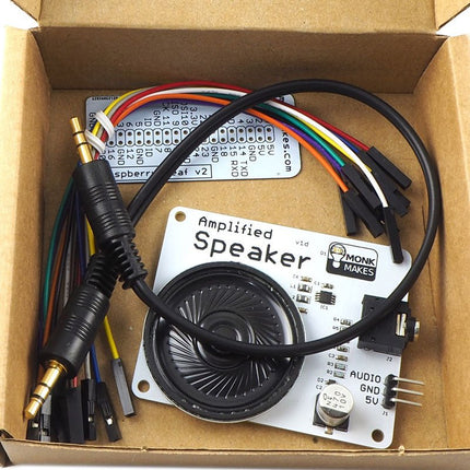 MonkMakes Amplified Speaker Kit for Raspberry Pi - Elektor