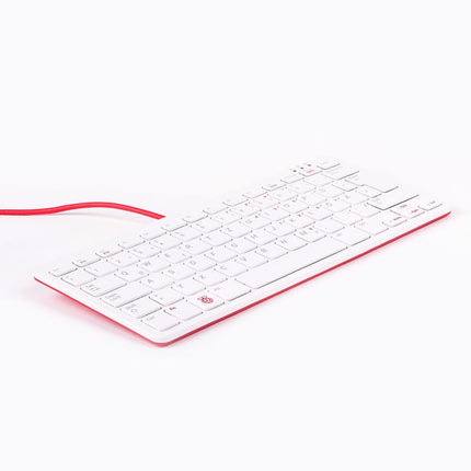 Official Raspberry Pi DE Keyboard (white/red) - Elektor