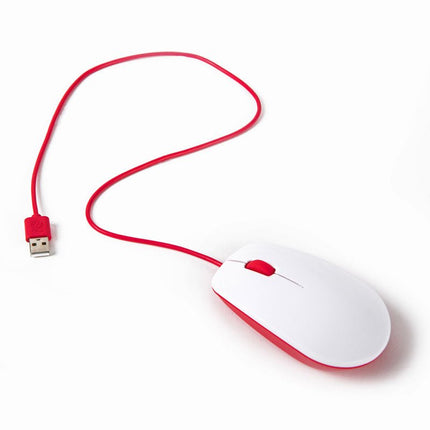 Official Raspberry Pi Mouse (white/red) - Elektor