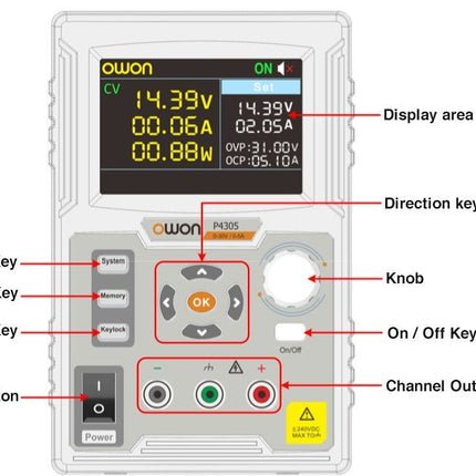 OWON P4603 DC Power Supply (180 W) - Elektor