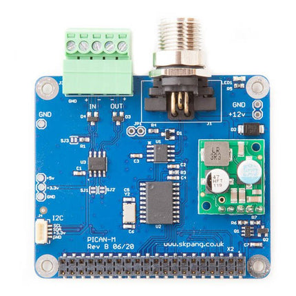 PiCAN - M with CAN - Bus Micro - C and RS422 Connector + 3 A SMPS - Elektor