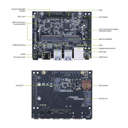 reComputer J3010 – Edge AI Device with NVIDIA Jetson Orin Nano (4 GB) - Elektor